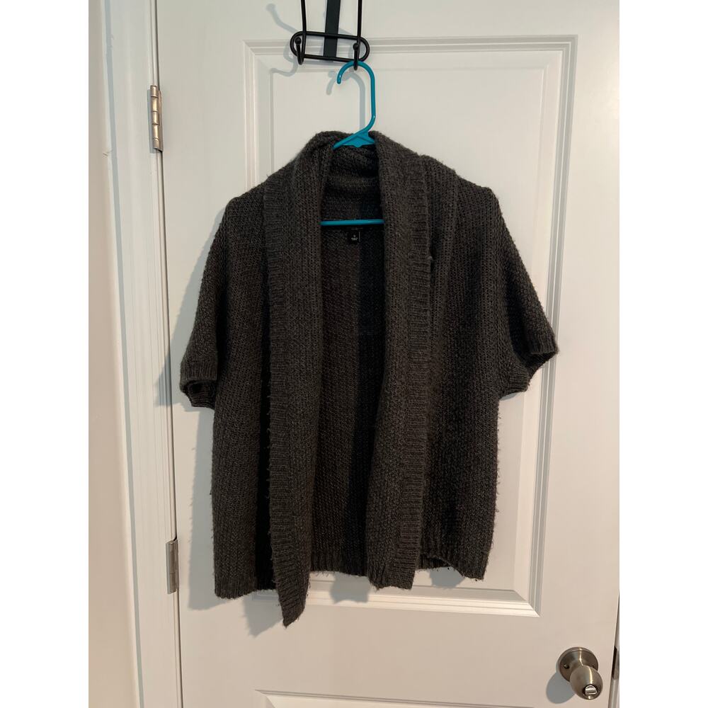 Ann Taylor Wool Alpaca Blend Knit Cardigan – Size Small – Gray